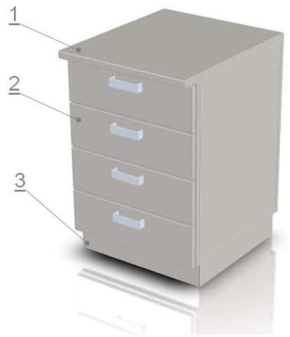 Plinth Termination with 50 mm High Base Profile