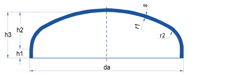 Elliptical Heads DIN 2801
